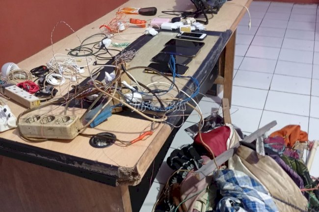 Jaga Stabilitas Kamtib, Karutan Manado Pimpin Penggeledahan WBP