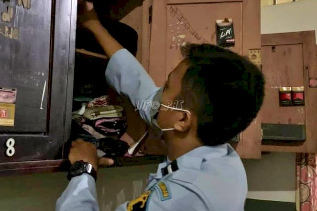 Ciptakan Lapas Bersih Halinar, Lapas Narkotika Kelas IIA Pamekasan Lakukan Sidak Rutin