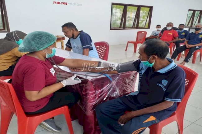 Lapas Piru Penuhi Hak Kesehatan WBP Melalui Posbindu