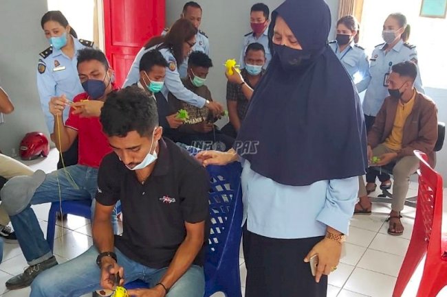 Klien Bapas Ambon Antusias Ikuti Bimkela