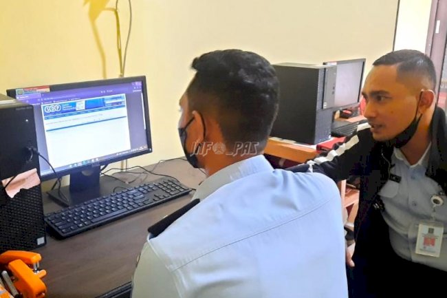 Kedatangan Tim SPPT-TI Kanwil, LPKA Ambon Pastikan Keakuratan Data SDP