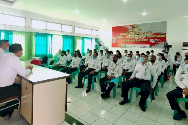 Melalui Capacity Buiding, Lapas Kupang Sharing Pengetahuan dan Tusi
