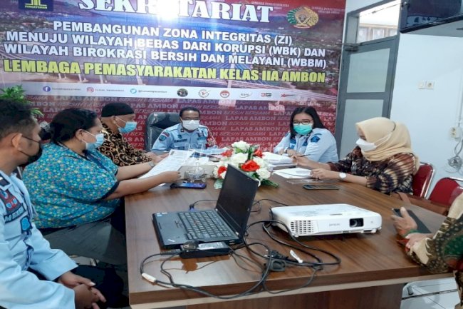 Supervisi Teknis Tingkatkan Layanan Rehabilitasi di Lapas Ambon