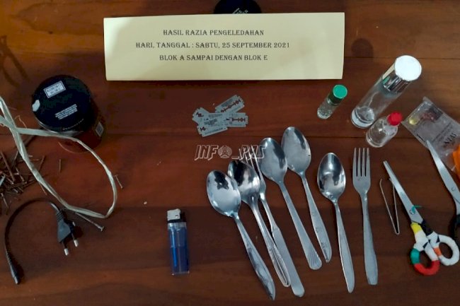 Penggeledahan Petugas Sasar Seluruh Blok WBP