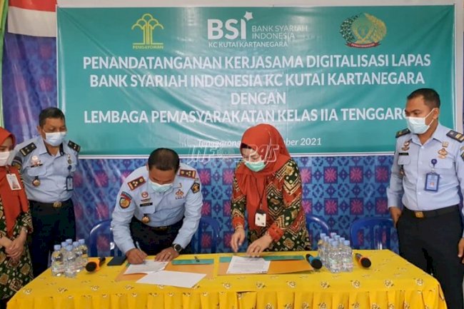 Dukung Bebas Peredaran Uang, Lapas Tenggarong Gandeng BSI
