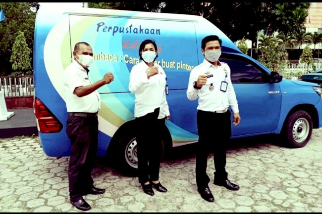 Lapas Tual Gandeng Dinas Perpustakaan Kota Tual Penuhi Minat Baca WBP