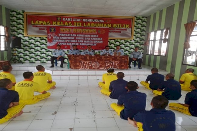 WBP Labuhan Bilik Dapat Wejangan Saat Ikuti Masa Admisi Orientasi