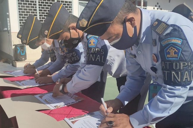 Komitmen Bersama Zero Halinar Rutan Bantaeng