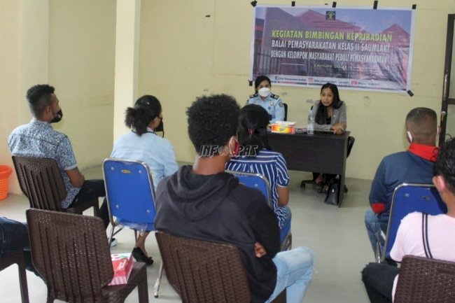 Tindak Lanjut PKS, Bapas Saumlaki Gelar Bimbingan Kerohanian Bagi Klien