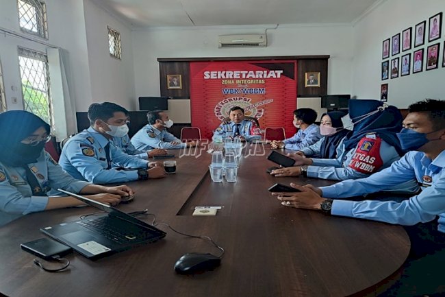 Percepat Layanan, Lapas Rangkasbitung Ikuti Sosialisasi Sikelabang Bapas Serang