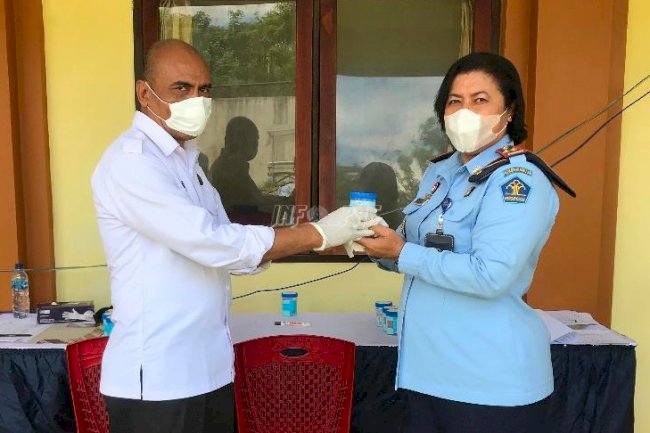 Sukseskan P4GN, LPKA Ambon Gelar Sosialisasi dan Tes Urine