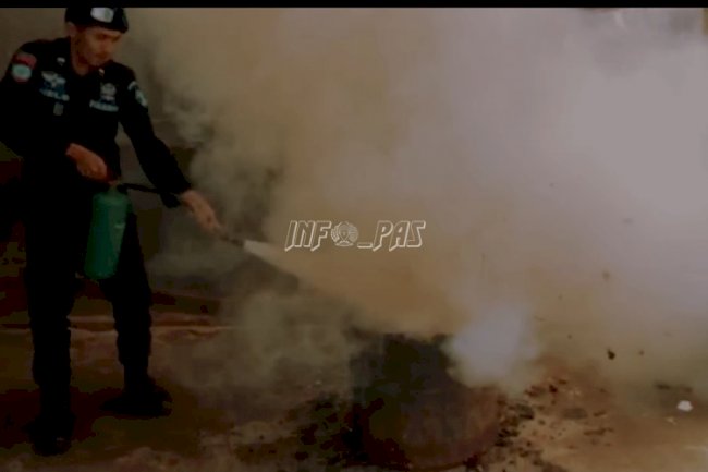 Lapas Banda Naira Laksanakan Simulasi Penanganan Kebakaran 