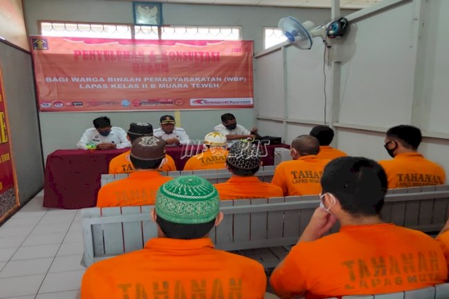 Gandeng LBH, Lapas Muara Teweh Gelar Penyuluhan Hukum WBP