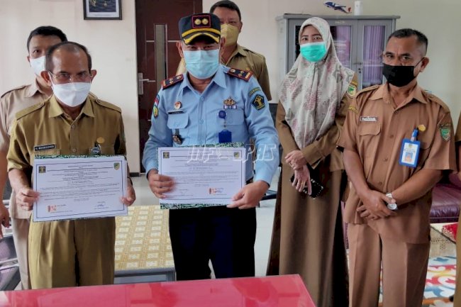 Lapas Muara Teweh-Disdalduk KB-P3A Kab. Barito Utara Sepakati MoU KIE