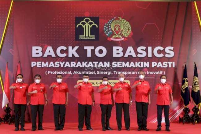 Tutup Rakernispas, Dirjenpas Kukuhkan Kepdirjen Pemasyarakatan Back to Basics