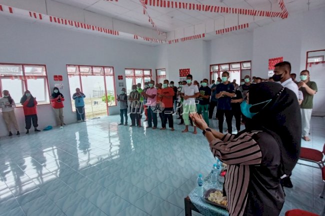 Aktualisasi Latsar, CPNS Lapas Namlea Gandeng Puskesmas Sawah