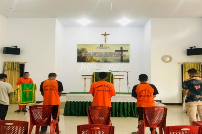 Tingkatkan Kepribadian, Anak LPKA Ambon Dilatih Pimpin Ibadah