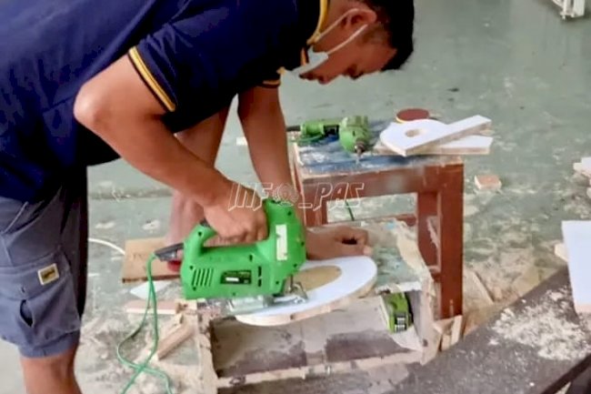 LPN Pamekasan Sulap Barang Bekas Jadi Kerajinan Tangan