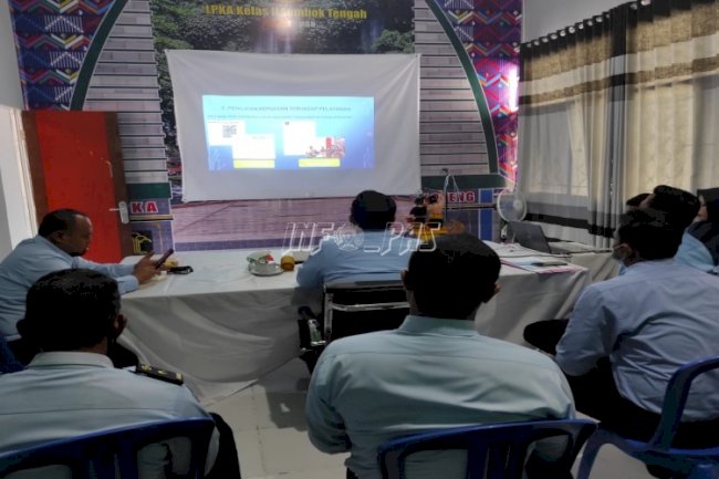 Mantapkan Diri Hadapi TPN, LPKA Loteng Simulasikan Desk Evaluasi