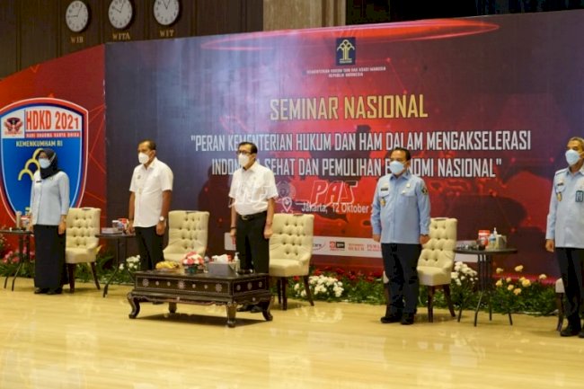 Kementerian Hukum dan HAM Dukung Akselerasi Indonesia Sehat dan Pemulihan Ekonomi Nasional