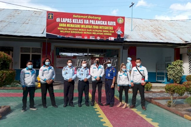 Sukses Gelar Sosialisasi & Pelatihan Damkar, Lapas Palangka Raya Diapresiasi DPKP