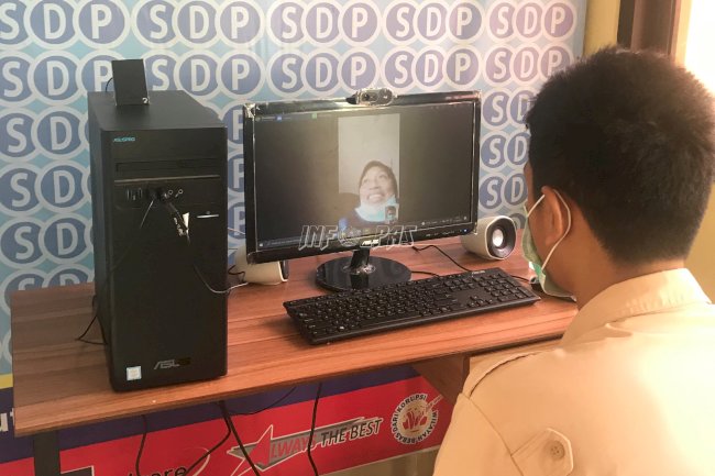 Selama Pandemi, LPKA Ambon Tetap Fasilitasi Kunjungan Online Anak