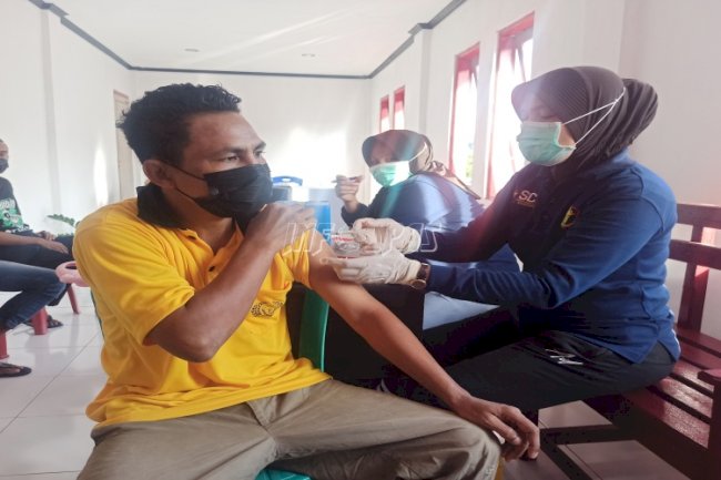 WBP Lapas Wahai Jalani Vaksinasi COVID-19 Dosis II