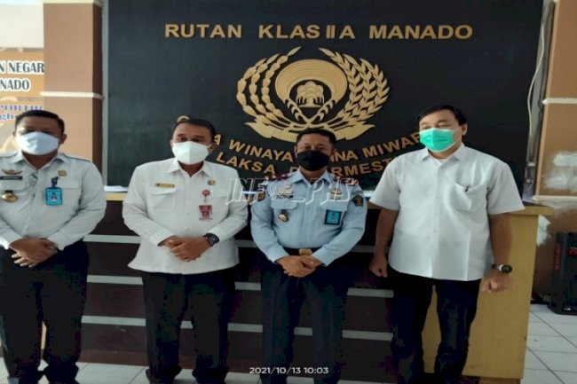 Rutan Manado Kedatangan Sekot & Plt. Kadis Kesehatan Manado