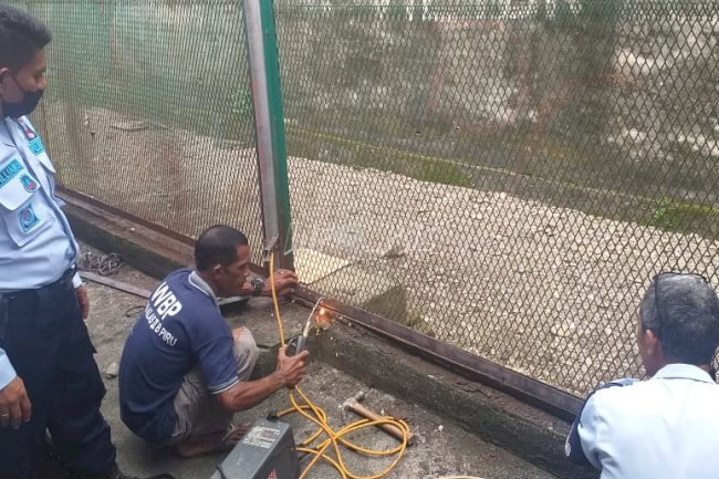 Tingkatkan Pelayanan & Keamanan, Satops Patnal Lapas Piru Lakukan Pengawasan