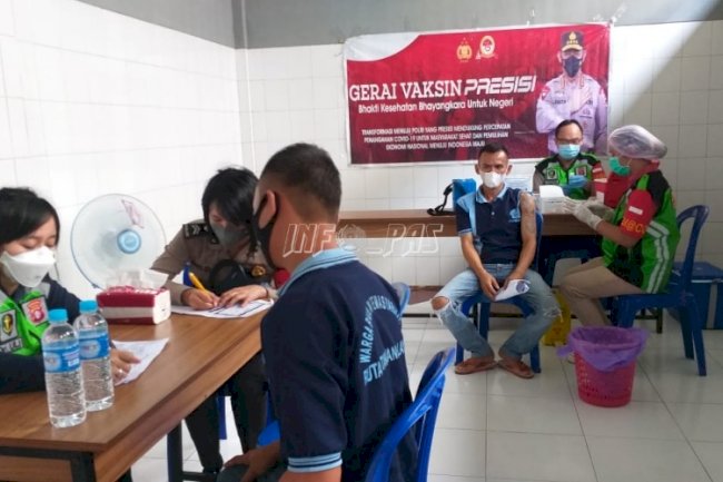 Vaksinasi COVID-19 di Rutan Tamiang Layang Gandeng Polres Barito Timur