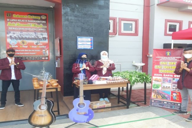 Lapas Rangkasbitung Pamerkan Karya WBP di Gelaran One Day One Prison's Product