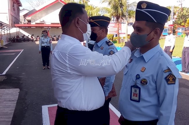 Petugas Lapas Disematkan Pangkat Baru, Ini Harapan Kalapas
