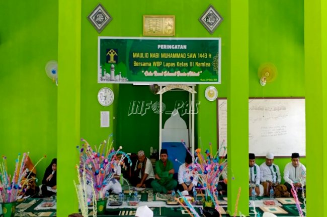 Petugas & WBP Petik Hikmah Maulid Nabi Muhammad SAW