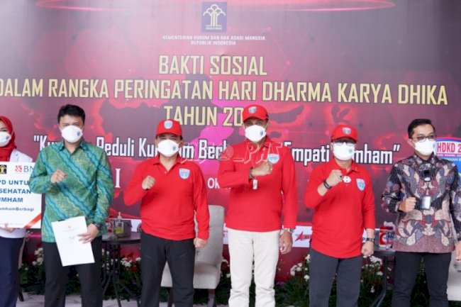 Wamenkumham: Tumbuhkan Nilai Dharma Karyadhika di Setiap Insan Kemenkumham 