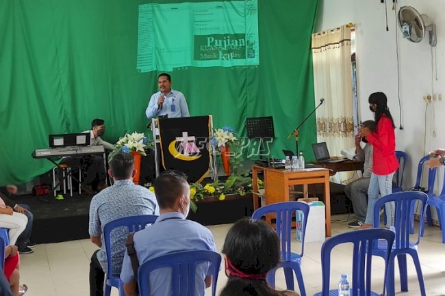 Bapas Palangka Raya Gelar Bimbingan Kerohanian bagi Klien Kristiani