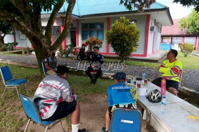 Sambil Berolahraga, Plt. Kadivpas Maluku Pantau Keamanan UPT