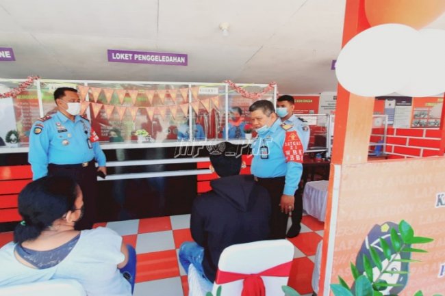 Kakanwil Pantau Pelaksanaan Layanan Publik Serentak di UPT Pemasyarakatan Maluku