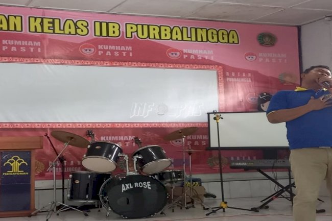 WBP Rutan Purbalingga Unjuk Keahlian dalam Lomba Karaoke