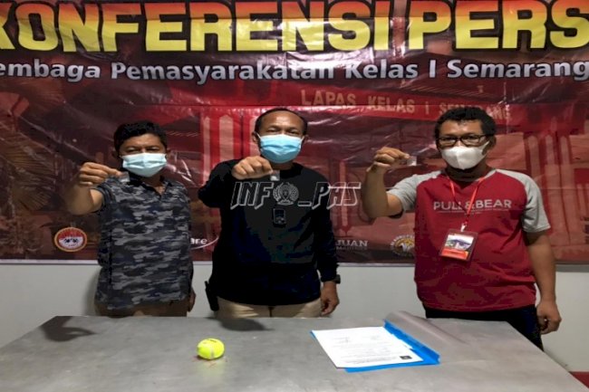 Lagi, Petugas Lapas Semarang Gagalkan Penyelundupan Sabu dalam Bola Tenis