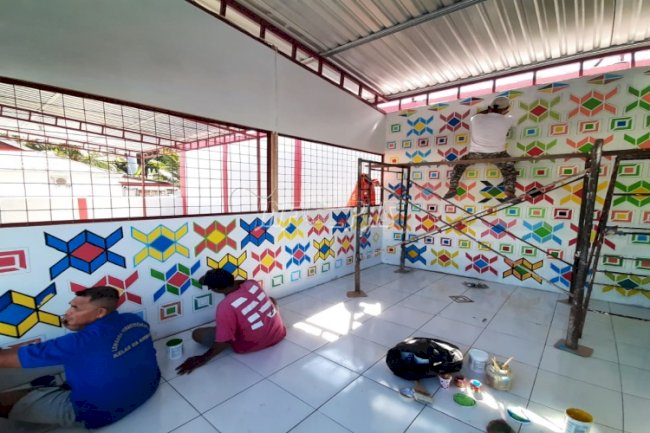 Dukung Ide & Kreativitas WBP, Lapas Ambon Bangun Ruang Galeri