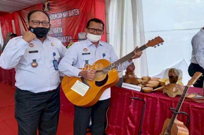 Produk WBP Lapas Rangkasbitung Mejeng di Legal Expo Kanwil Banten