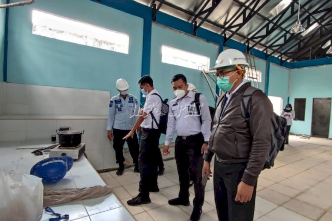Pantau Pembangunan Dapur, Lapas Palangka Raya Kedatangan Tim Supervisi