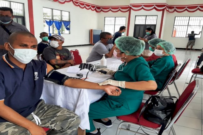 Lapas Ambon Dukung Percepatan Program Vaksinasi COVID-19