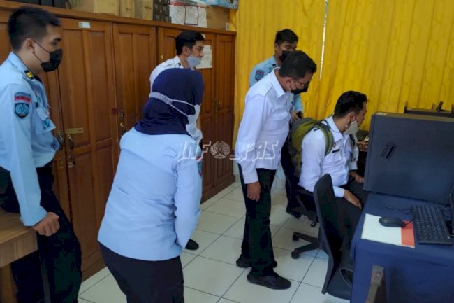 Lapas Palangka Raya Kedatangan Tim Pendampingan TI dari Dit. Tikers Ditjenpas
