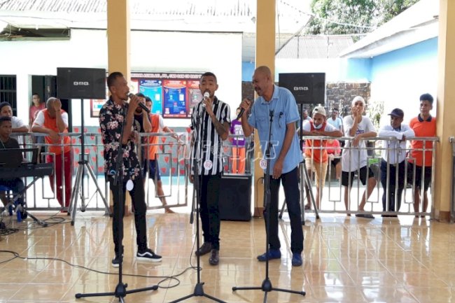 Meriahkan HDKD, Rutan Ambon Adakan Lomba Vokal Grup