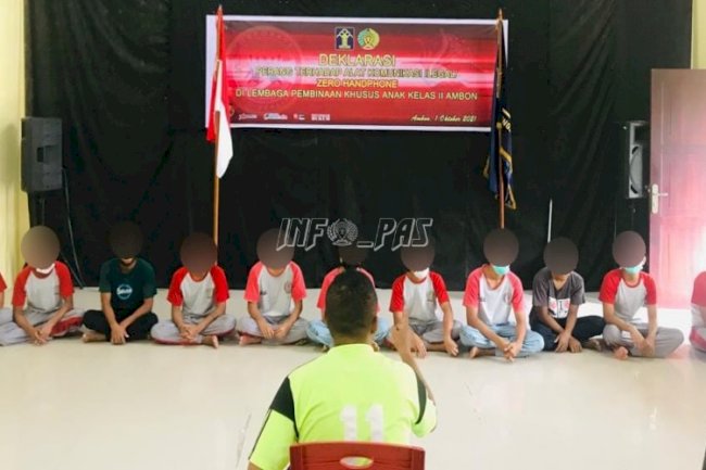 Anak LPKA Ambon Pelajari Nyanyian Syair Tari Saman
