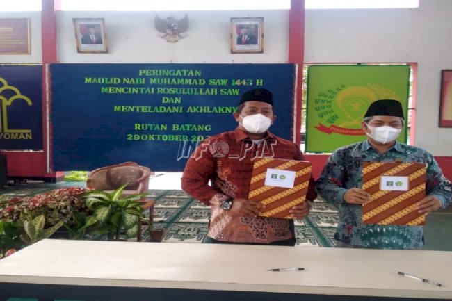Rutan Batang Terima Bantuan Kitab & Teken PKS dengan Kemenag