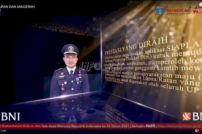 Inovator Aplikasi SIAPLADENI Sabet Penghargaan Karya Dhika 2021