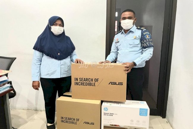 UPT Pemasyarakatan Maluku Terima PC, Printer, dan Webcam