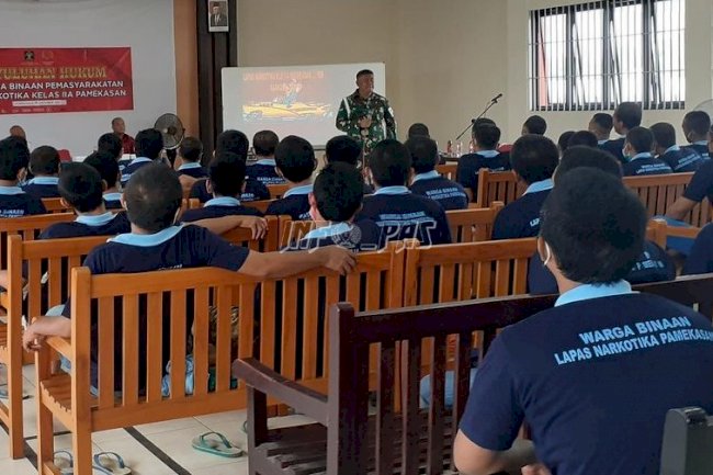 Gandeng FH Unira & Subdenpom Pamekasan, LPN Pamekasan Gelar Penyuluhan Hukum bagi WBP